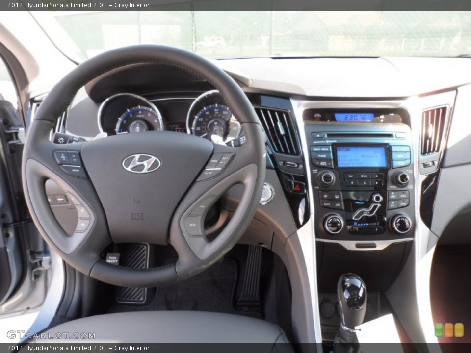 Gray Interior Dashboard for the 2012 Hyundai Sonata Limited 2.0T #55659485