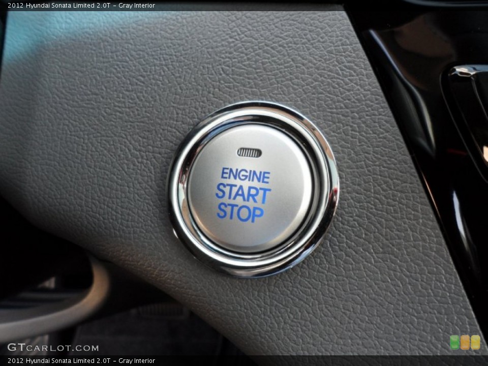 Gray Interior Controls for the 2012 Hyundai Sonata Limited 2.0T #55659520