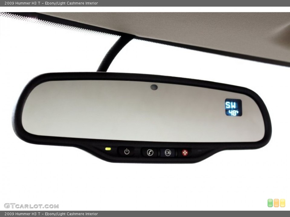 Ebony/Light Cashmere Interior Navigation for the 2009 Hummer H3 T #55659979