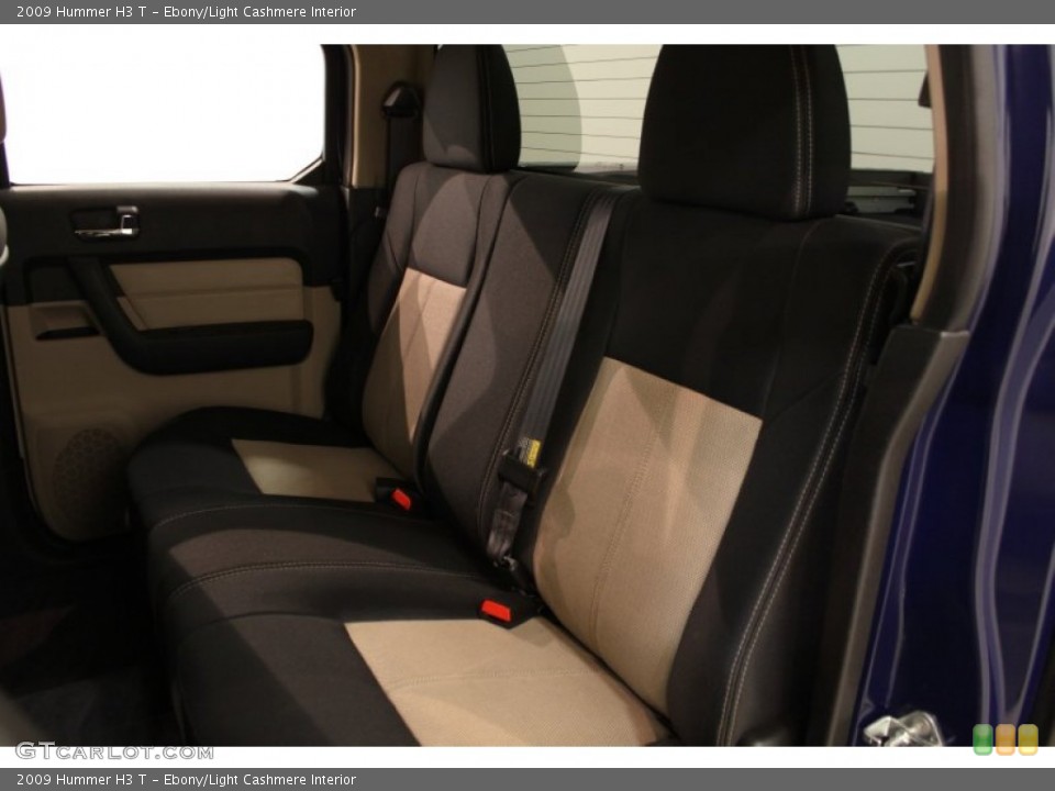 Ebony/Light Cashmere 2009 Hummer H3 Interiors