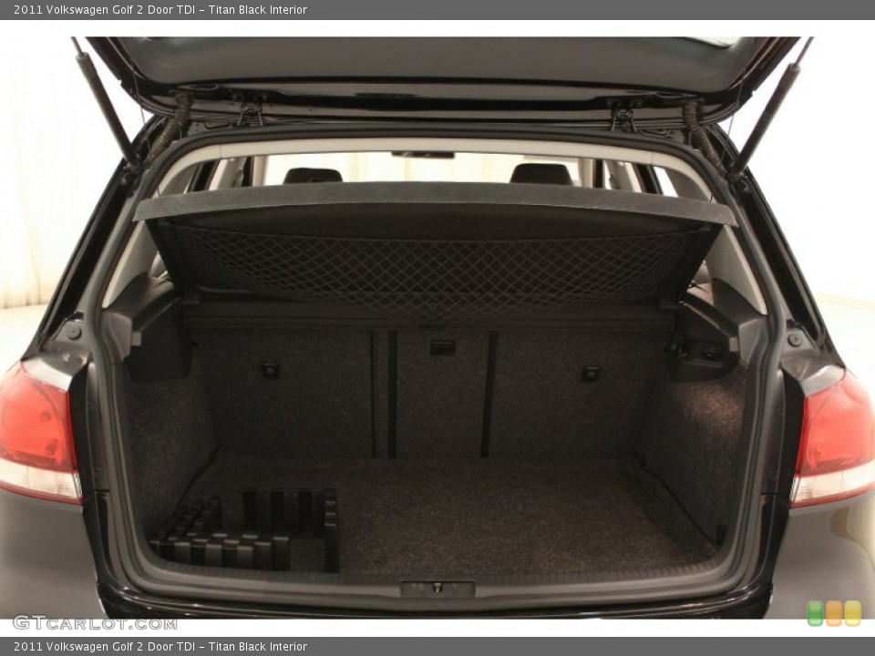 Titan Black Interior Trunk for the 2011 Volkswagen Golf 2 Door TDI #55660406