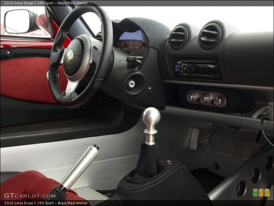 Black/Red Interior Photo for the 2010 Lotus Exige S 260 Sport #55660699