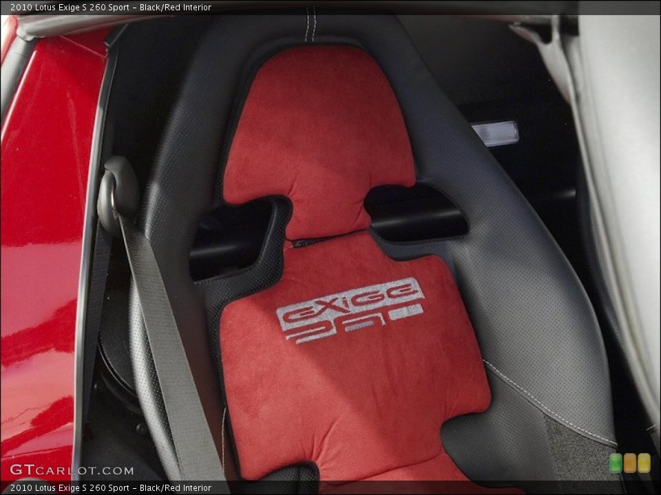 Black/Red Interior Photo for the 2010 Lotus Exige S 260 Sport #55660720