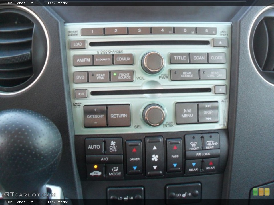 Black Interior Controls for the 2009 Honda Pilot EX-L #55661986