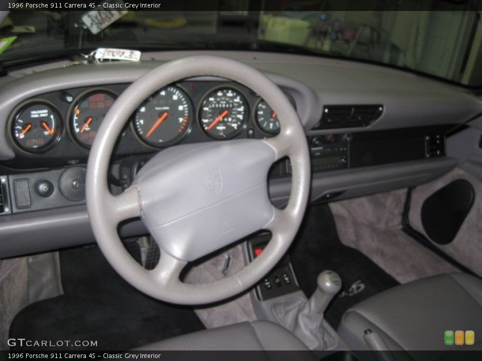 Classic Grey Interior Dashboard for the 1996 Porsche 911 Carrera 4S #55663000