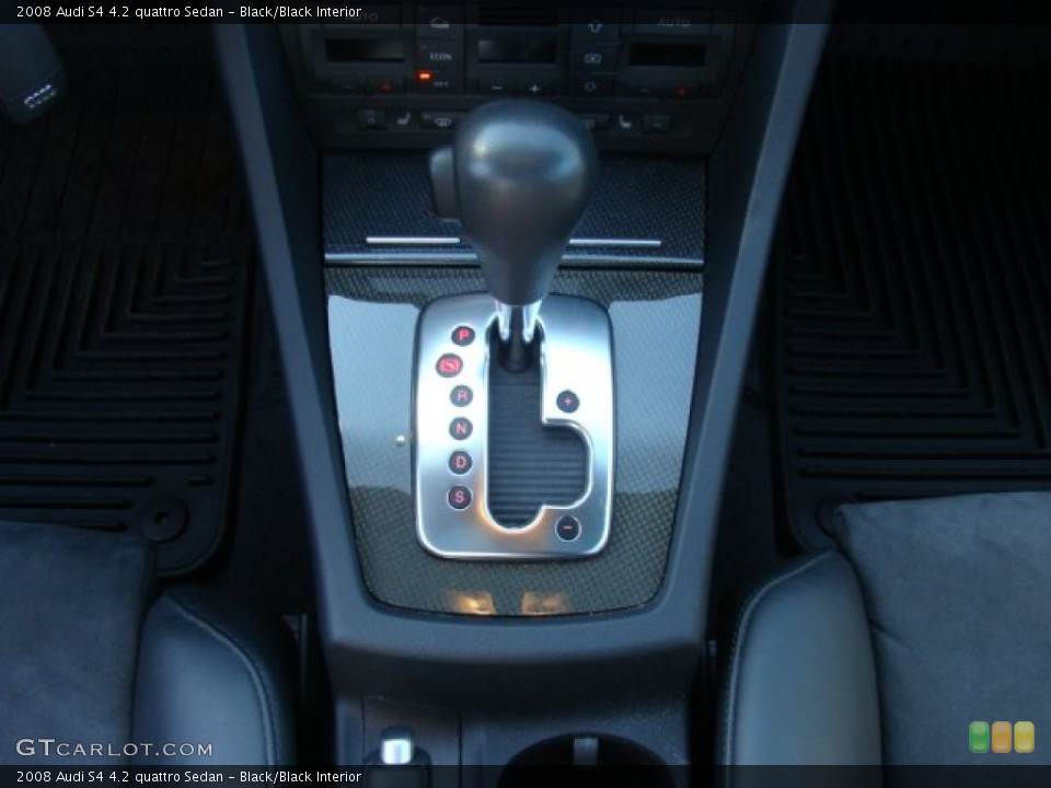 Black/Black Interior Transmission for the 2008 Audi S4 4.2 quattro Sedan #55663201