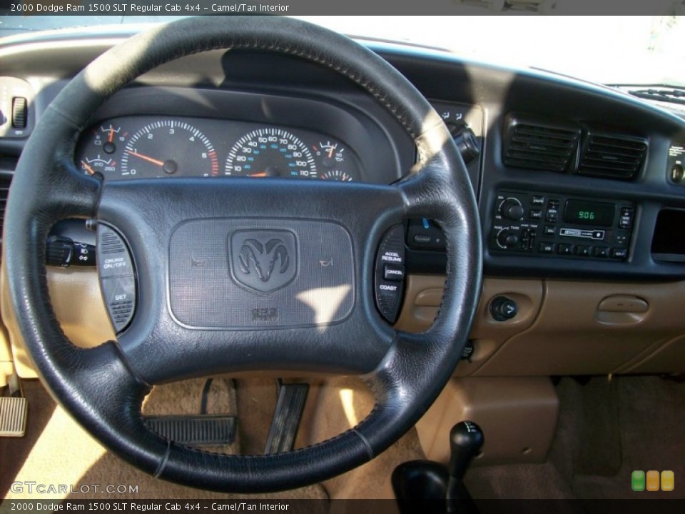 Camel/Tan Interior Steering Wheel for the 2000 Dodge Ram 1500 SLT Regular Cab 4x4 #55663684