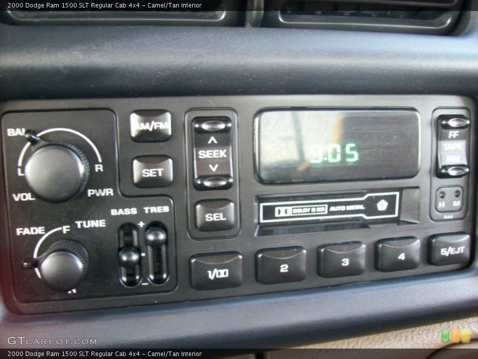 Camel/Tan Interior Audio System for the 2000 Dodge Ram 1500 SLT Regular Cab 4x4 #55663705