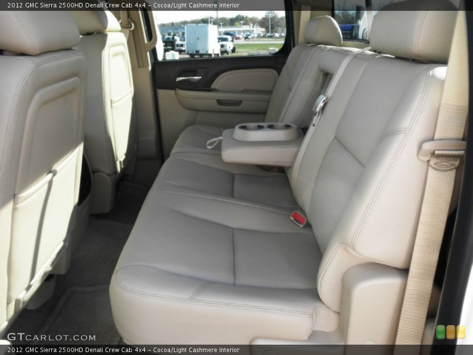 Cocoa/Light Cashmere Interior Photo for the 2012 GMC Sierra 2500HD Denali Crew Cab 4x4 #55664461