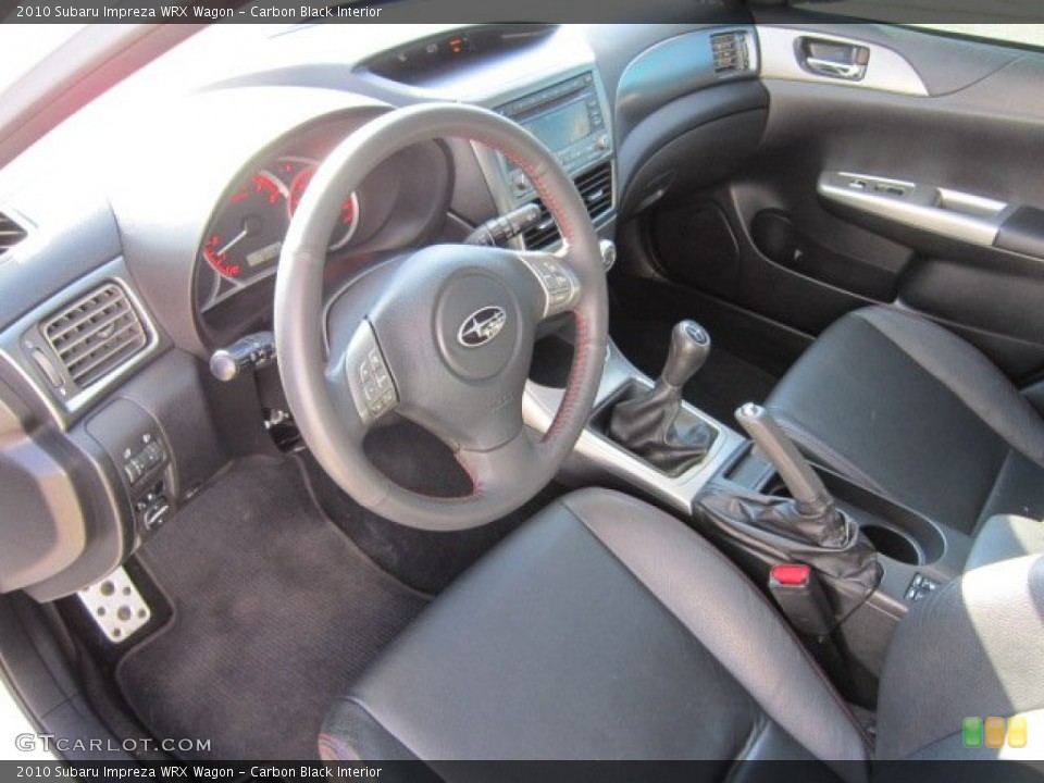 Carbon Black Interior Photo for the 2010 Subaru Impreza WRX Wagon #55664515