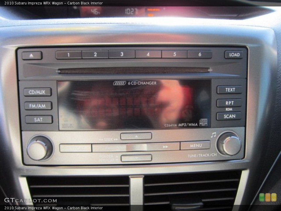 Carbon Black Interior Audio System for the 2010 Subaru Impreza WRX Wagon #55664617