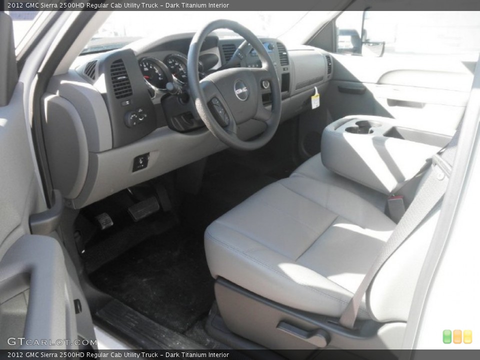 Dark Titanium Interior Photo for the 2012 GMC Sierra 2500HD Regular Cab Utility Truck #55664905