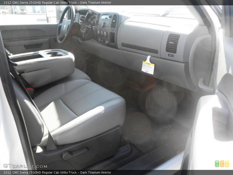 Dark Titanium Interior Photo for the 2012 GMC Sierra 2500HD Regular Cab Utility Truck #55664998