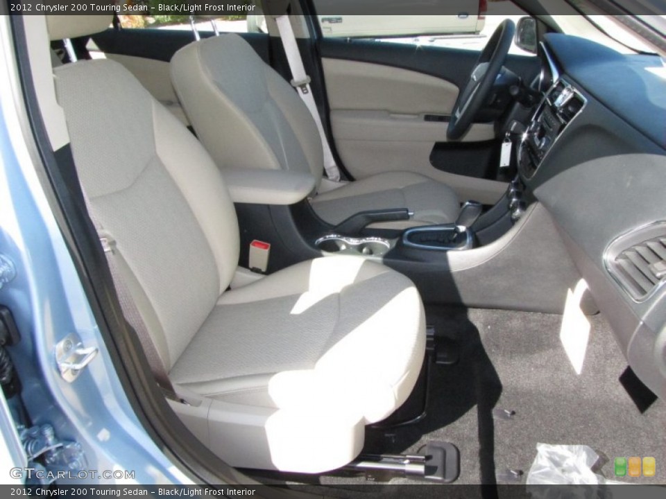 Black/Light Frost Interior Photo for the 2012 Chrysler 200 Touring Sedan #55666618
