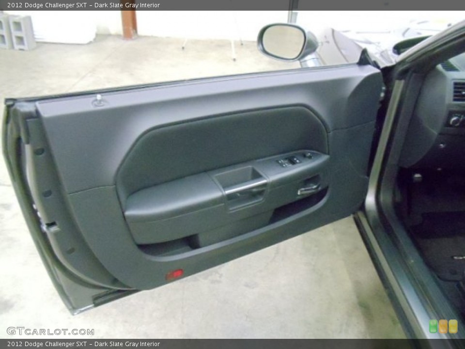 Dark Slate Gray Interior Door Panel for the 2012 Dodge Challenger SXT #55667233
