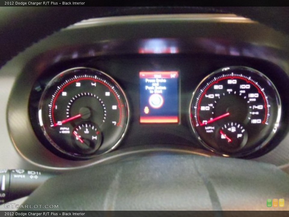Black Interior Gauges for the 2012 Dodge Charger R/T Plus #55667485