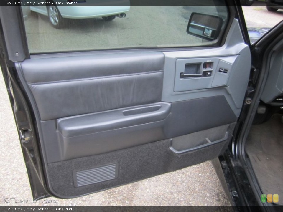 Black Interior Door Panel for the 1993 GMC Jimmy Typhoon #55668402