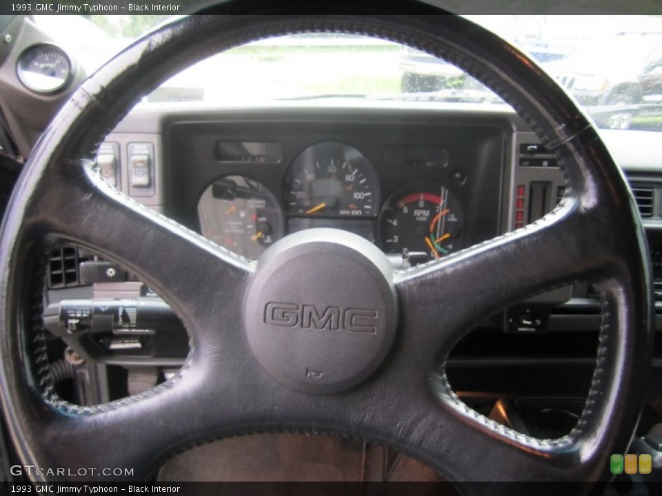 Black Interior Steering Wheel for the 1993 GMC Jimmy Typhoon #55668415