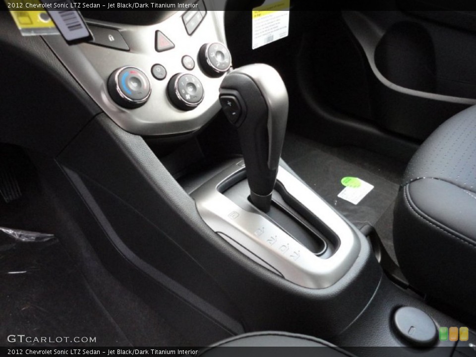 Jet Black/Dark Titanium Interior Transmission for the 2012 Chevrolet Sonic LTZ Sedan #55670263