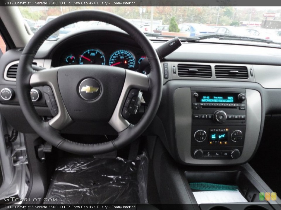 Ebony Interior Dashboard for the 2012 Chevrolet Silverado 3500HD LTZ Crew Cab 4x4 Dually #55670574
