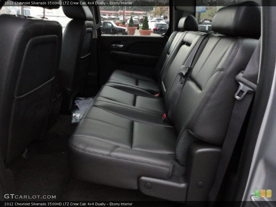 Ebony Interior Photo for the 2012 Chevrolet Silverado 3500HD LTZ Crew Cab 4x4 Dually #55670605