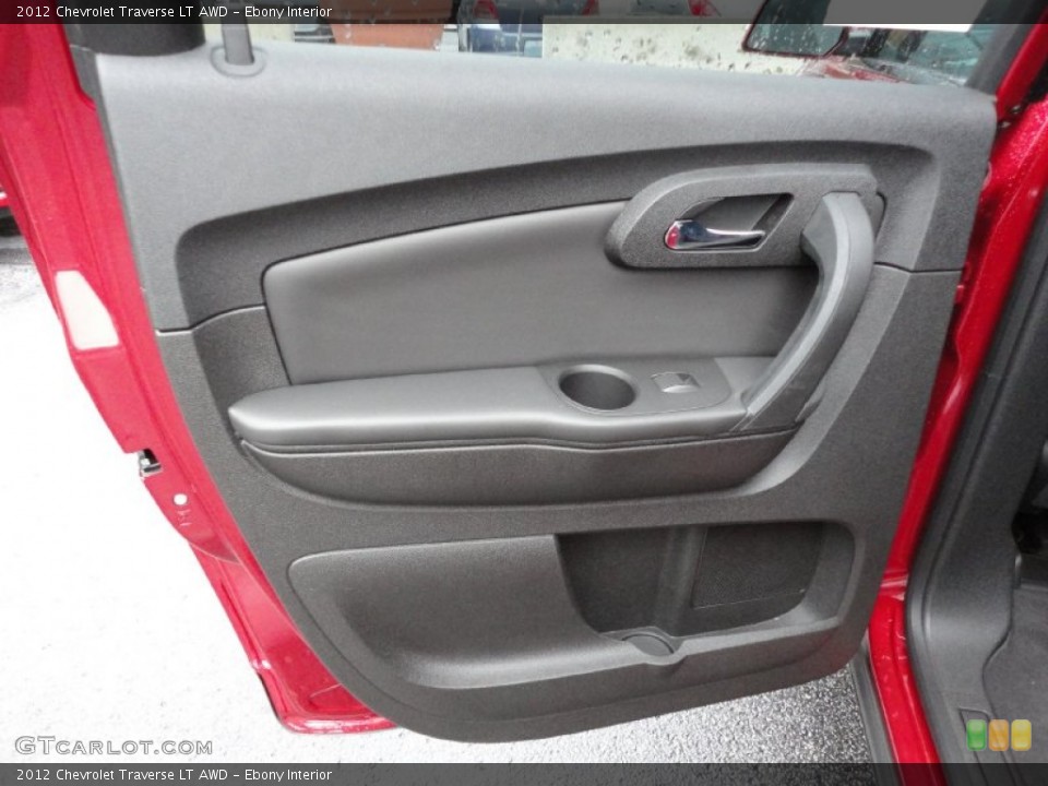 Ebony Interior Door Panel for the 2012 Chevrolet Traverse LT AWD #55670965