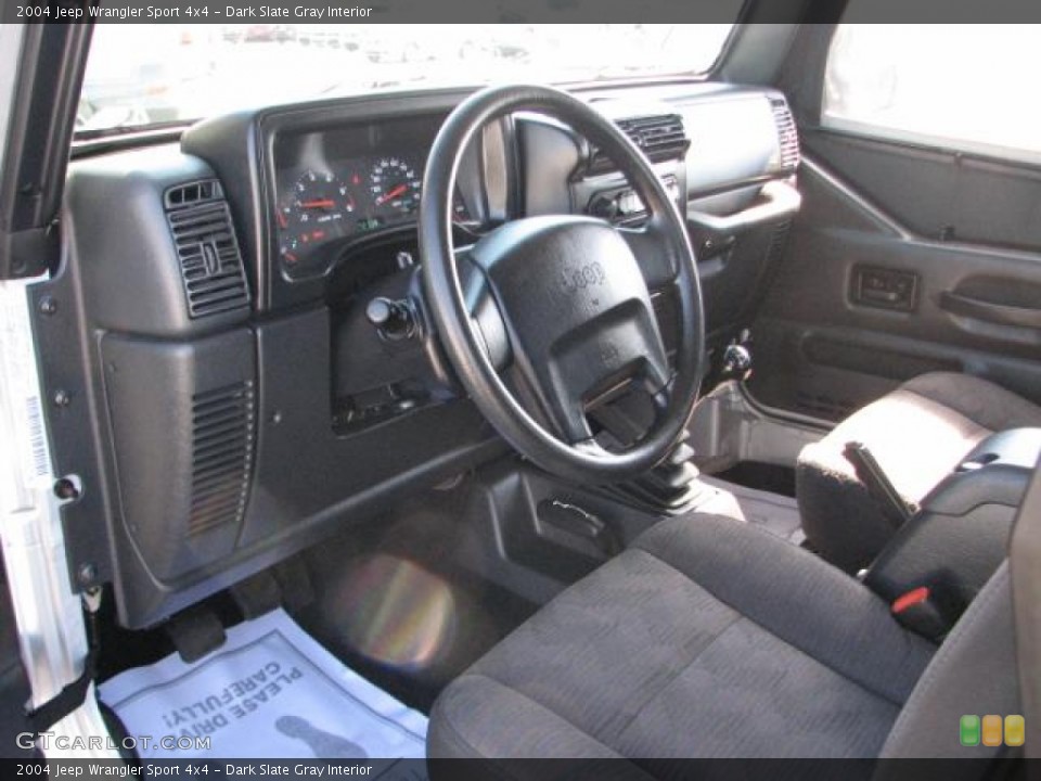 Dark Slate Gray Interior Photo for the 2004 Jeep Wrangler Sport 4x4 #55671880