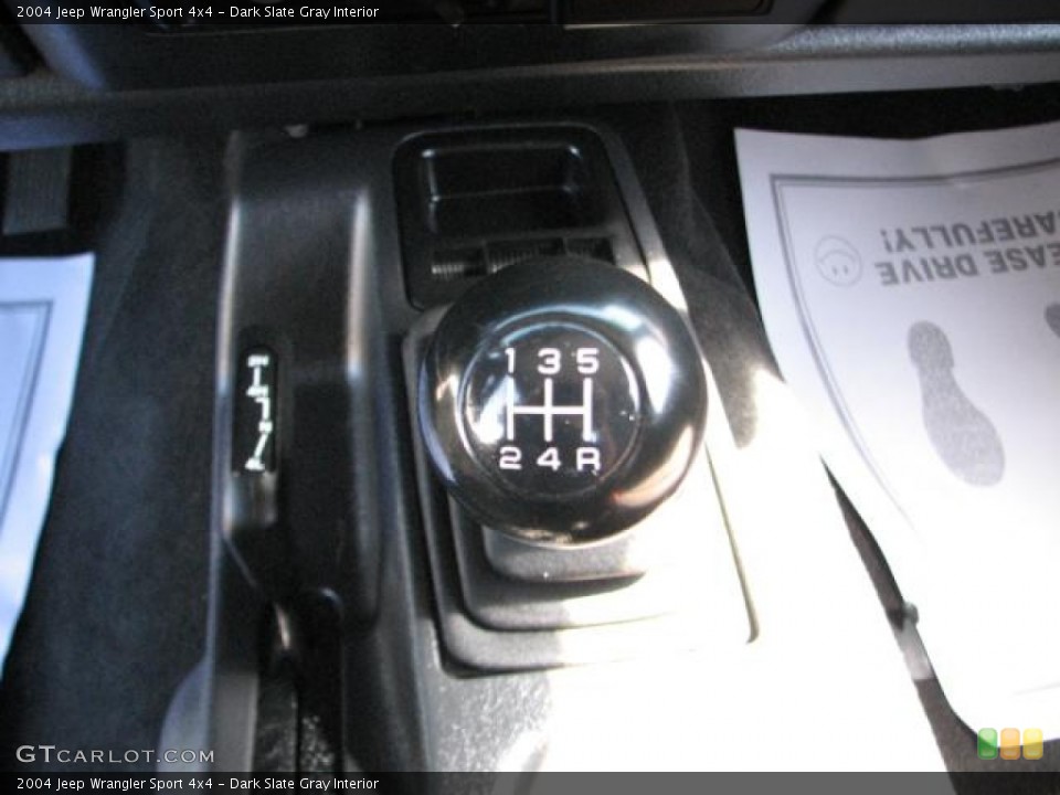 Dark Slate Gray Interior Transmission for the 2004 Jeep Wrangler Sport 4x4 #55671902
