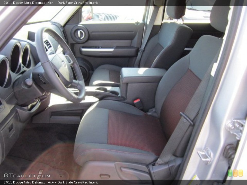 Dark Slate Gray/Red Interior Photo for the 2011 Dodge Nitro Detonator 4x4 #55673011