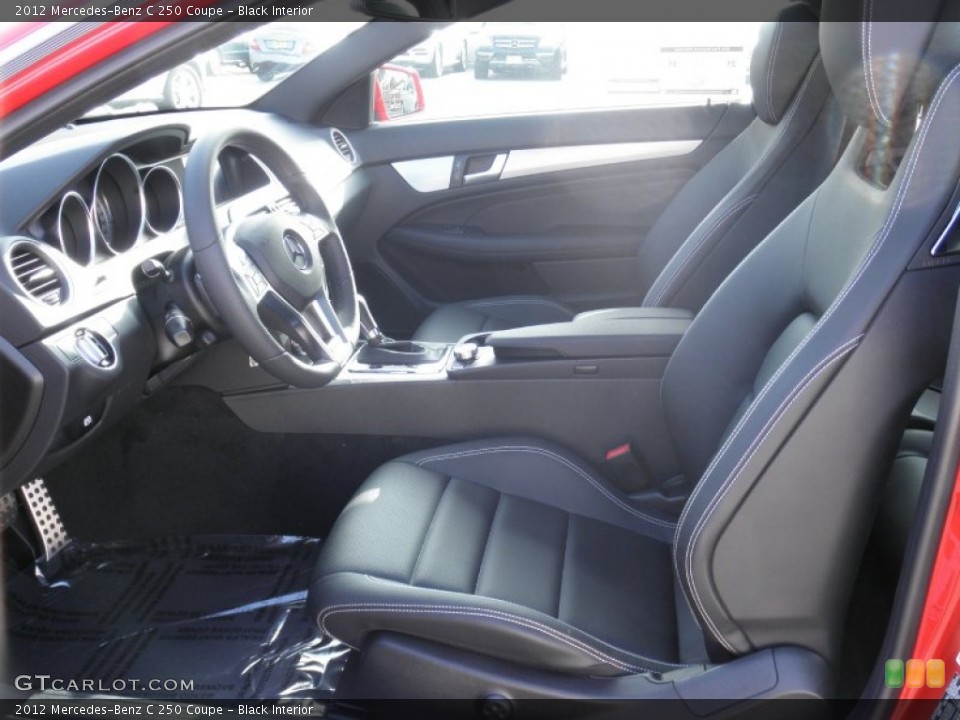 Black Interior Photo for the 2012 Mercedes-Benz C 250 Coupe #55675150