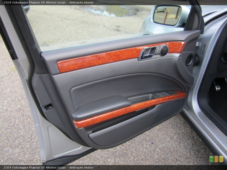 Anthracite Interior Door Panel for the 2004 Volkswagen Phaeton V8 4Motion Sedan #55675252