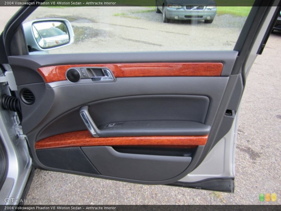 Anthracite Interior Door Panel for the 2004 Volkswagen Phaeton V8 4Motion Sedan #55675324