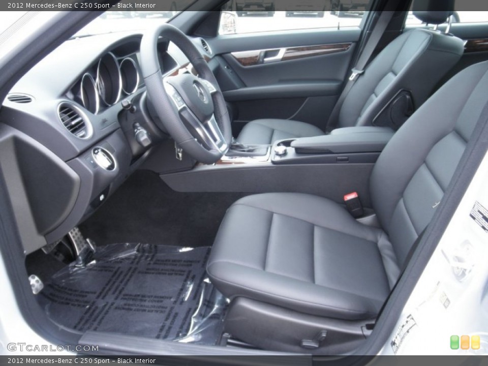 Black Interior Photo for the 2012 Mercedes-Benz C 250 Sport #55675863