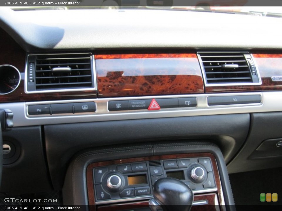 Black Interior Controls for the 2006 Audi A8 L W12 quattro #55675921