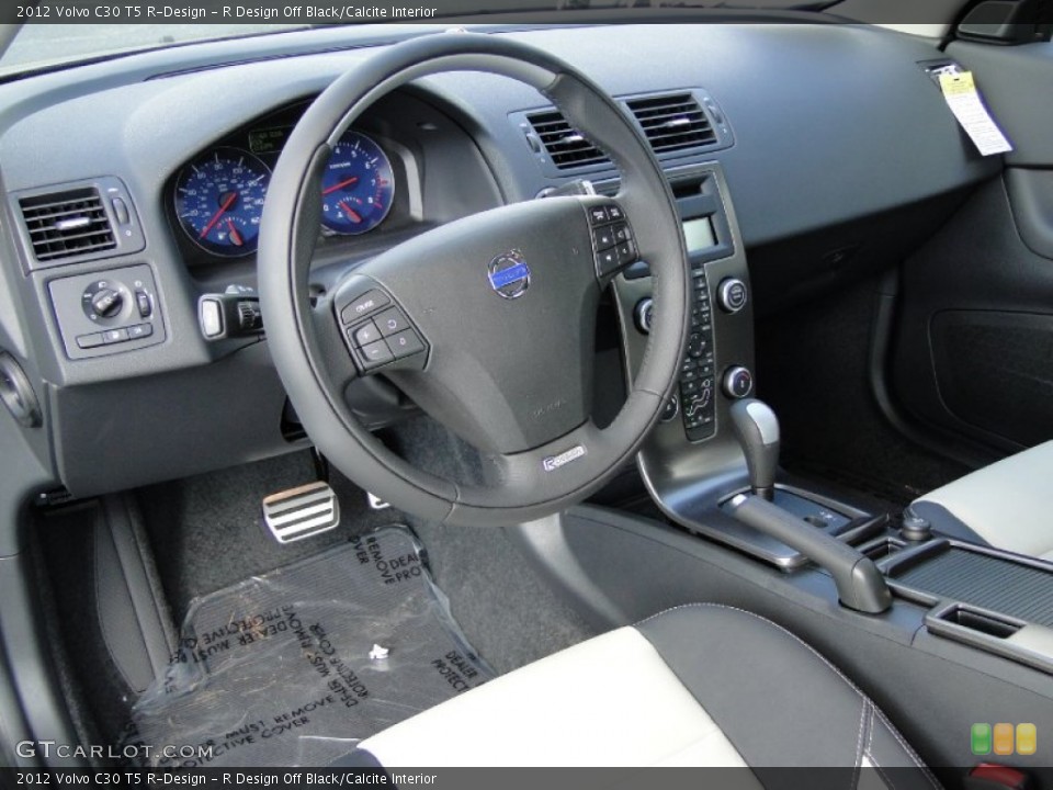 R Design Off Black/Calcite Interior Photo for the 2012 Volvo C30 T5 R-Design #55677148