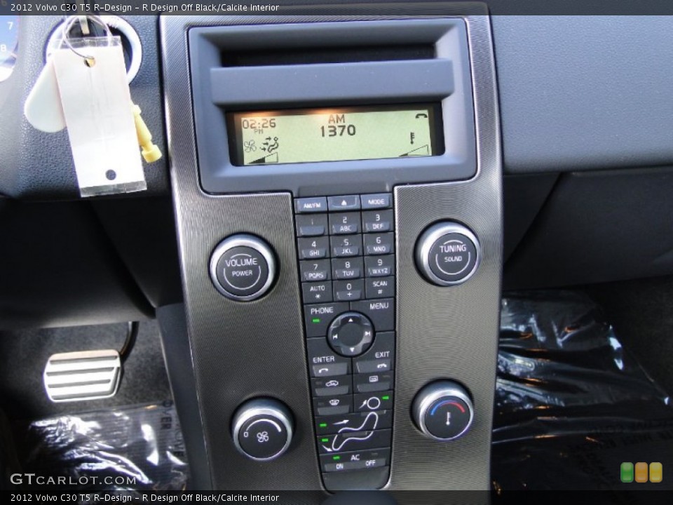 R Design Off Black/Calcite Interior Controls for the 2012 Volvo C30 T5 R-Design #55677175