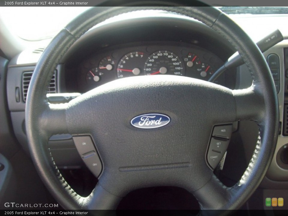 Graphite Interior Steering Wheel for the 2005 Ford Explorer XLT 4x4 #55682903