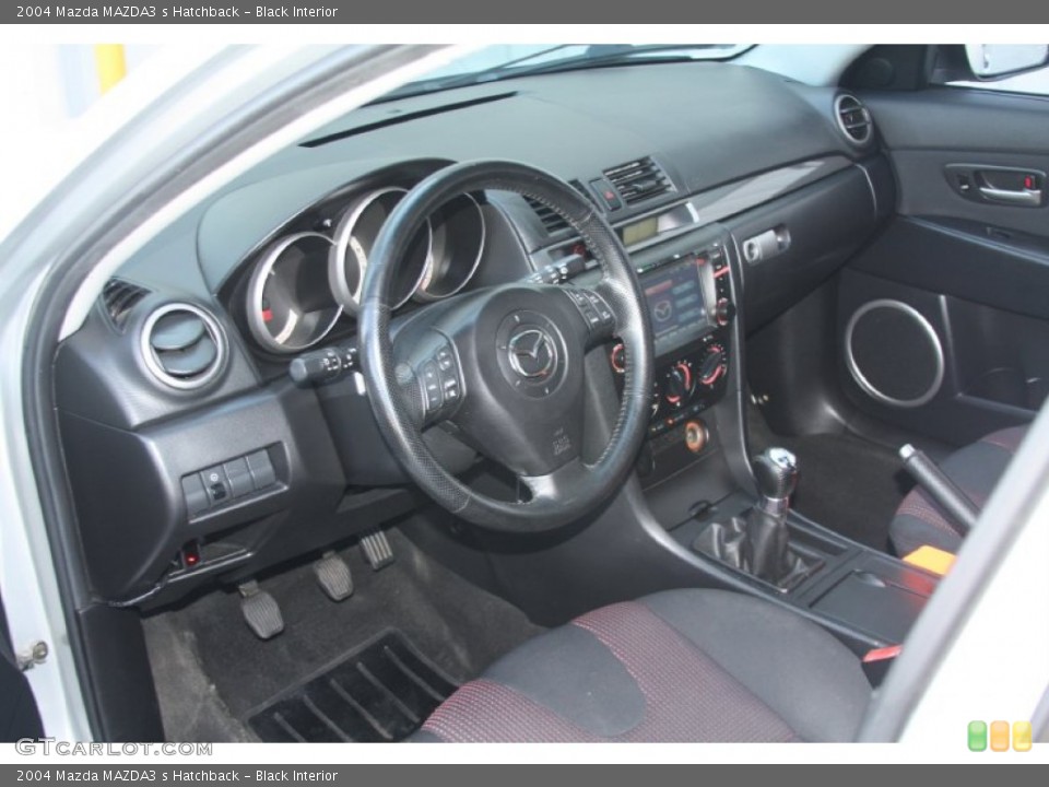 Black Interior Dashboard for the 2004 Mazda MAZDA3 s Hatchback #55684298