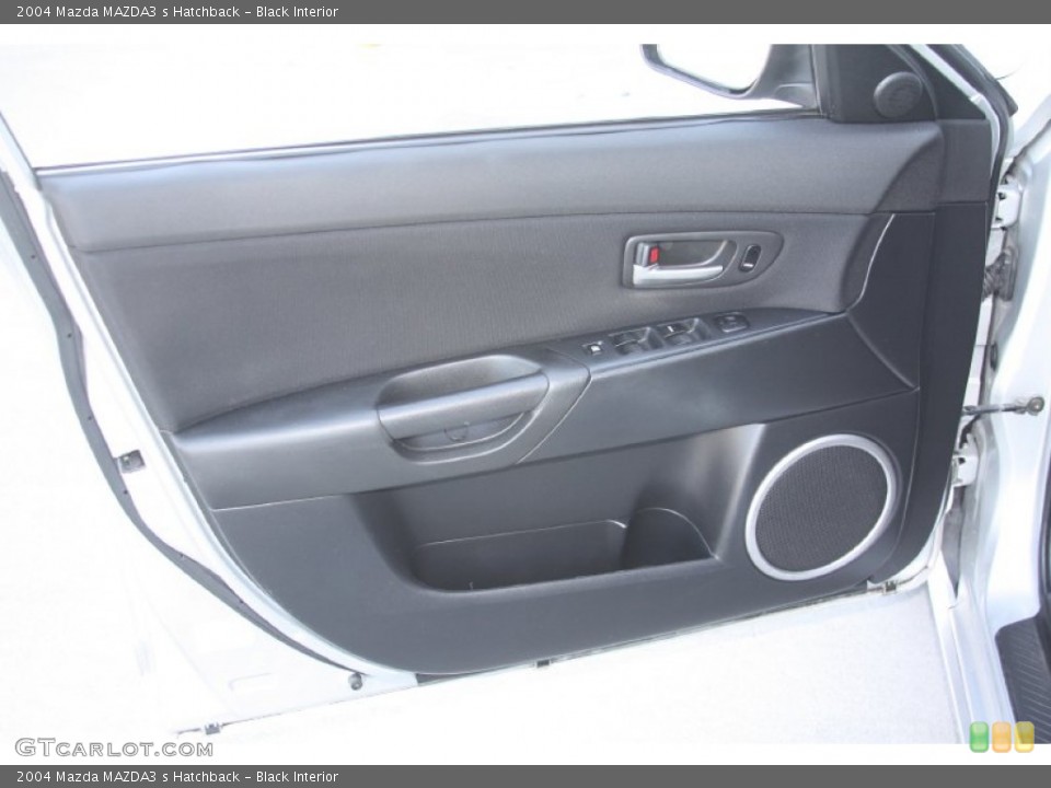 Black Interior Door Panel for the 2004 Mazda MAZDA3 s Hatchback #55684332
