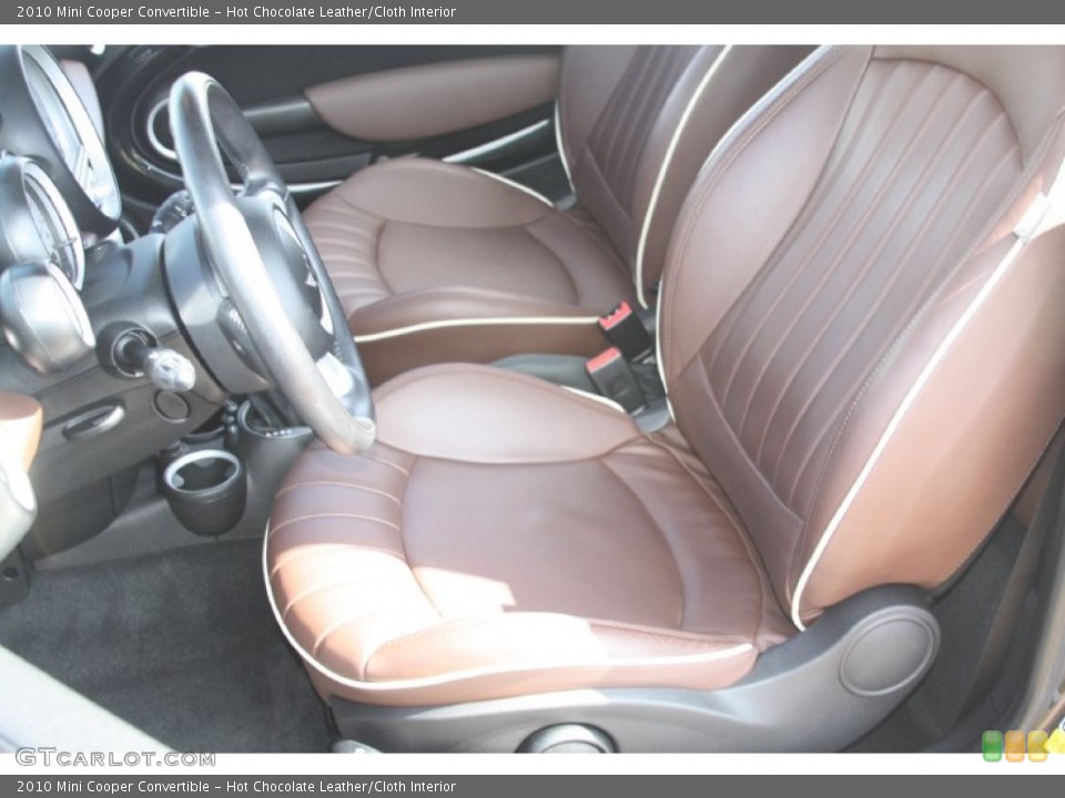 Hot Chocolate Leather/Cloth Interior Photo for the 2010 Mini Cooper Convertible #55685521
