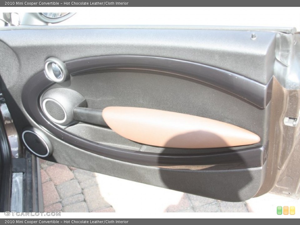 Hot Chocolate Leather/Cloth Interior Door Panel for the 2010 Mini Cooper Convertible #55685764