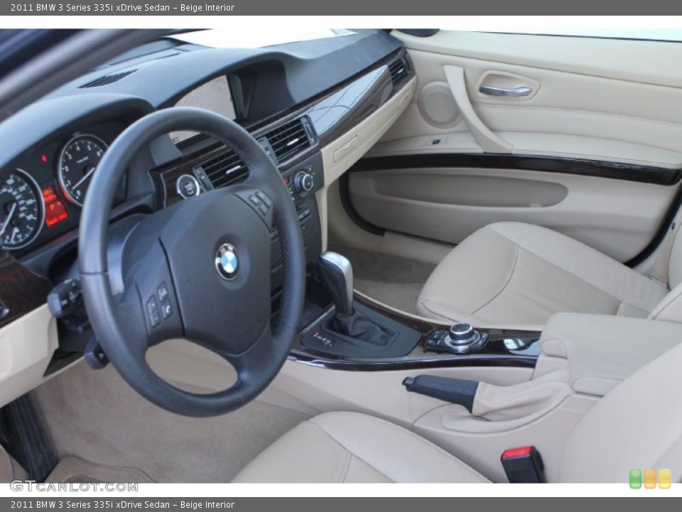 Beige Interior Photo for the 2011 BMW 3 Series 335i xDrive Sedan #55688122