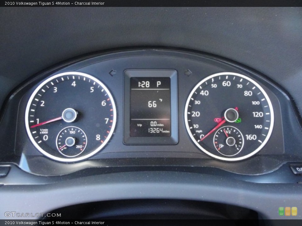 Charcoal Interior Gauges for the 2010 Volkswagen Tiguan S 4Motion #55691473