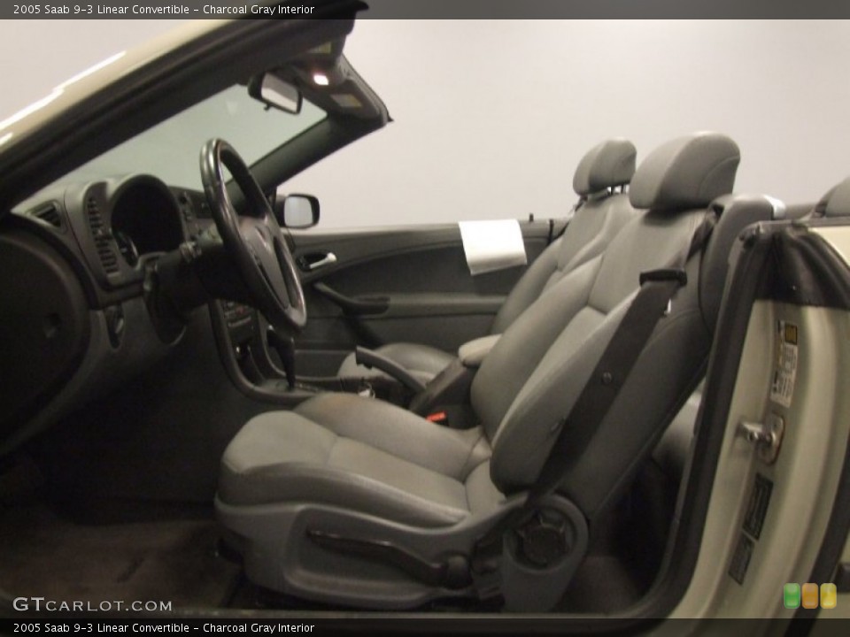 Charcoal Gray Interior Photo for the 2005 Saab 9-3 Linear Convertible #55692082