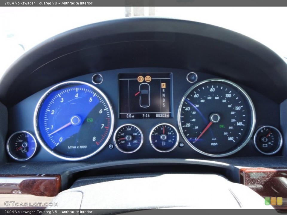 Anthracite Interior Gauges for the 2004 Volkswagen Touareg V8 #55692265