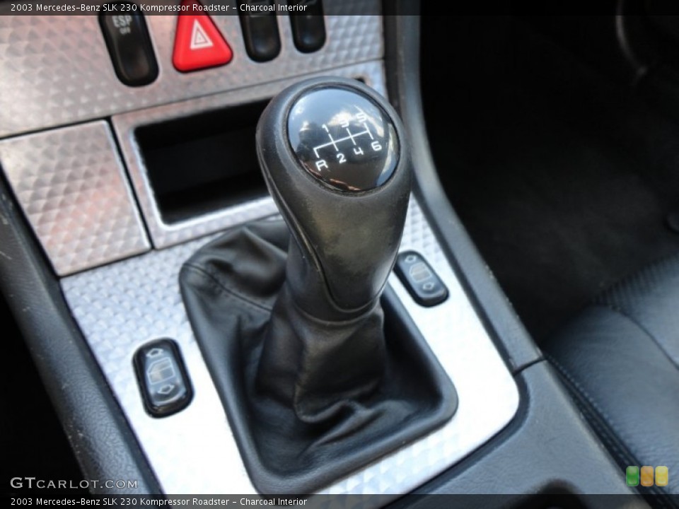 Charcoal Interior Transmission for the 2003 Mercedes-Benz SLK 230 Kompressor Roadster #55692663