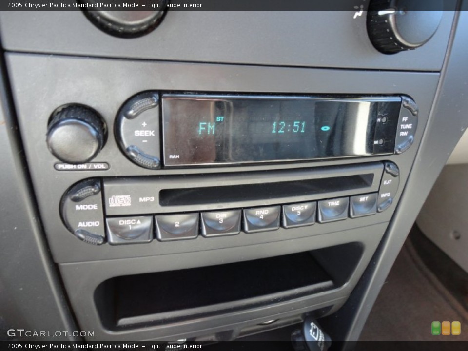 Light Taupe Interior Audio System for the 2005 Chrysler Pacifica  #55693327