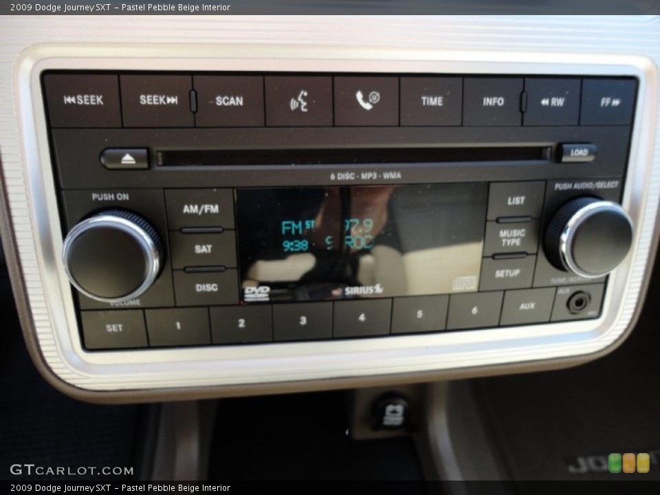Pastel Pebble Beige Interior Controls for the 2009 Dodge Journey SXT #55693627