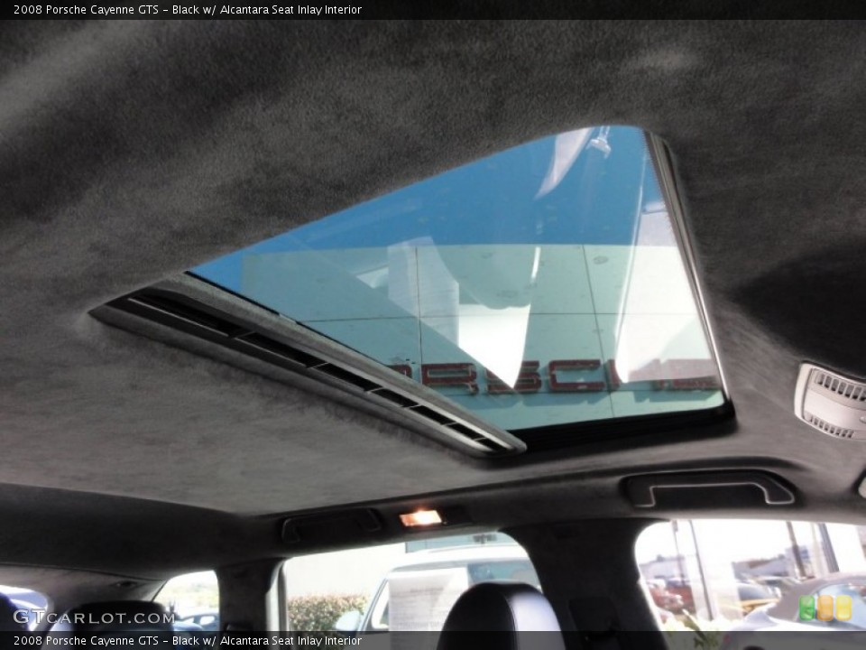 Black w/ Alcantara Seat Inlay Interior Sunroof for the 2008 Porsche Cayenne GTS #55694098
