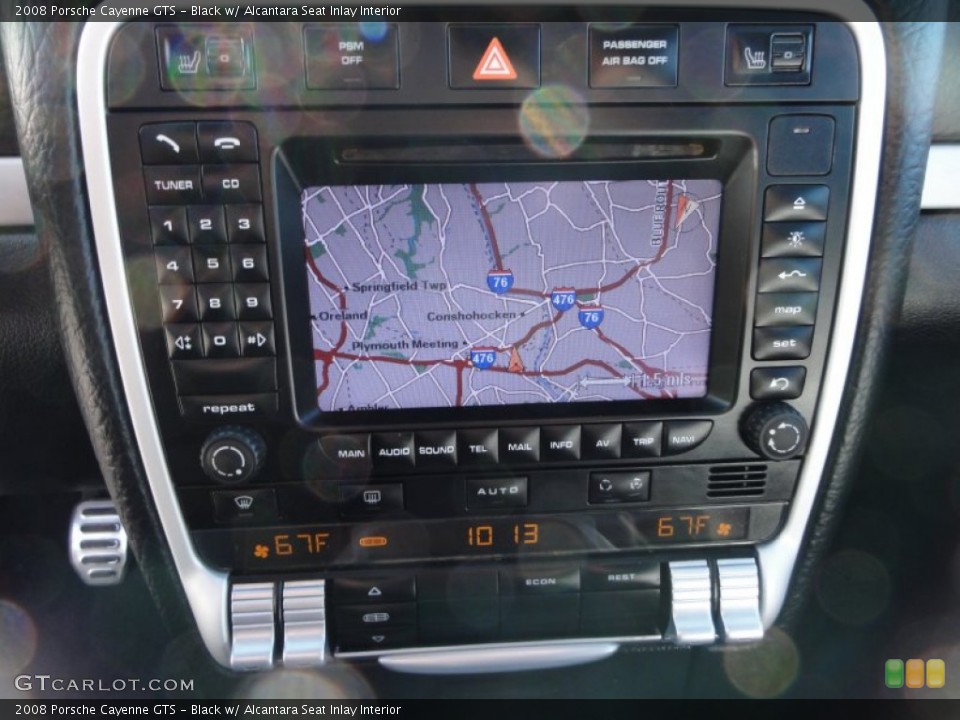 Black w/ Alcantara Seat Inlay Interior Navigation for the 2008 Porsche Cayenne GTS #55694230
